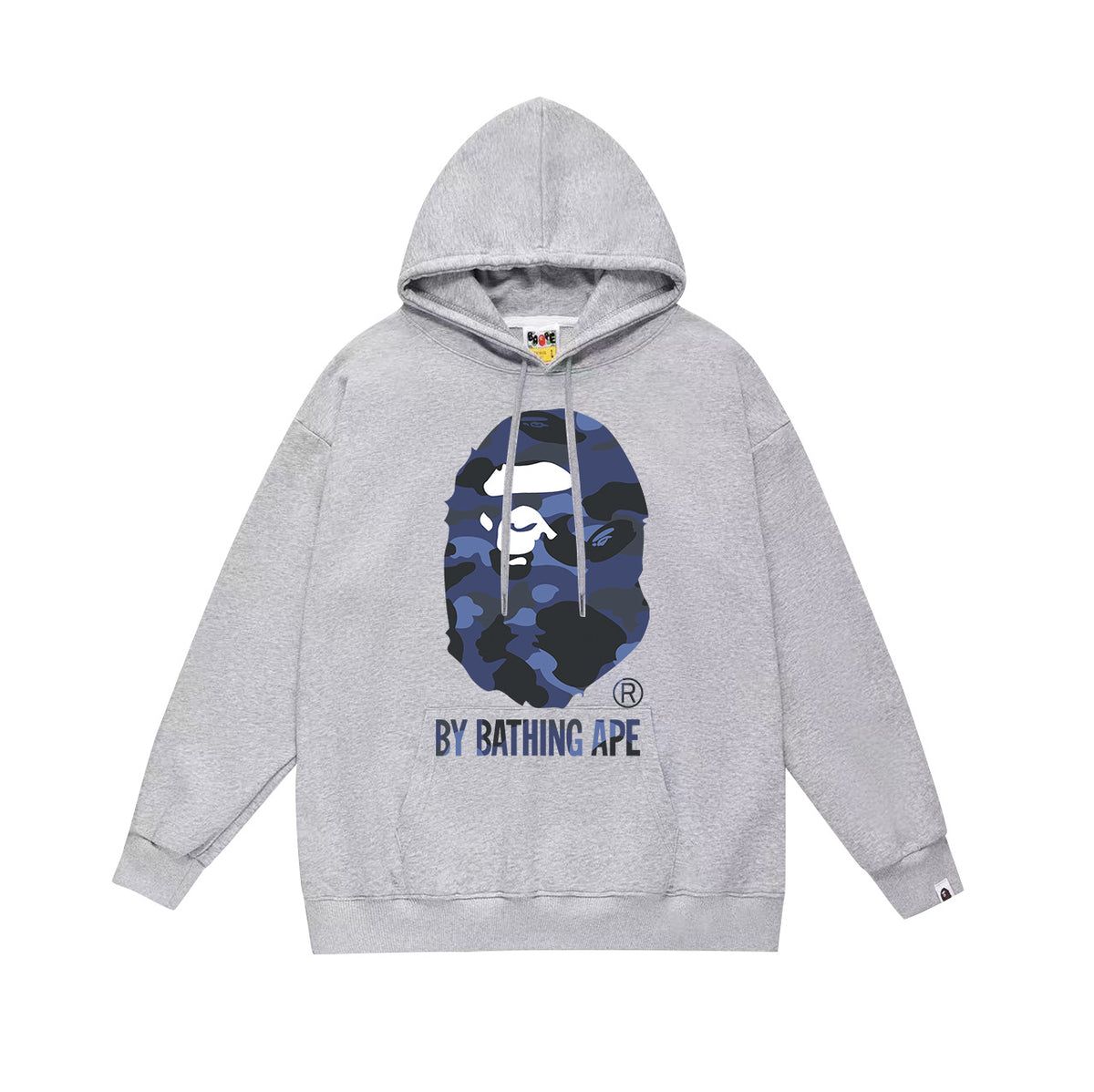 Bape Camo Ape Head Graphic Vintage Washed Oversized Hoodie Streetwear