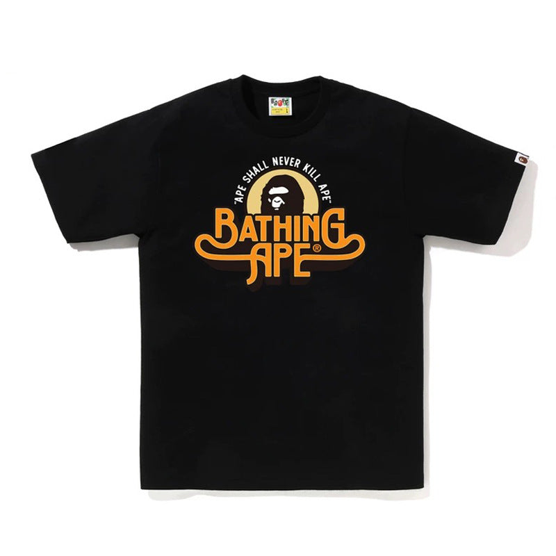 BAPE Ape Head & Shark Graphic Tee Loose Unisex Streetwear T-Shirt