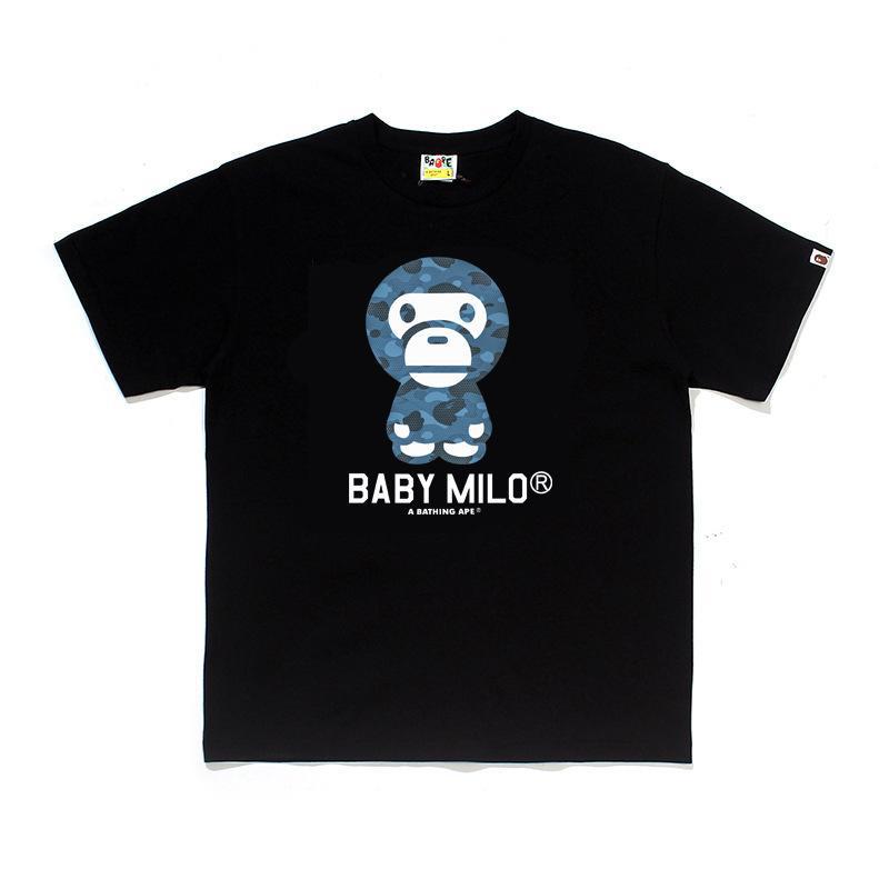BAPE Ape Head Print Loose Unisex Streetwear T-Shirt