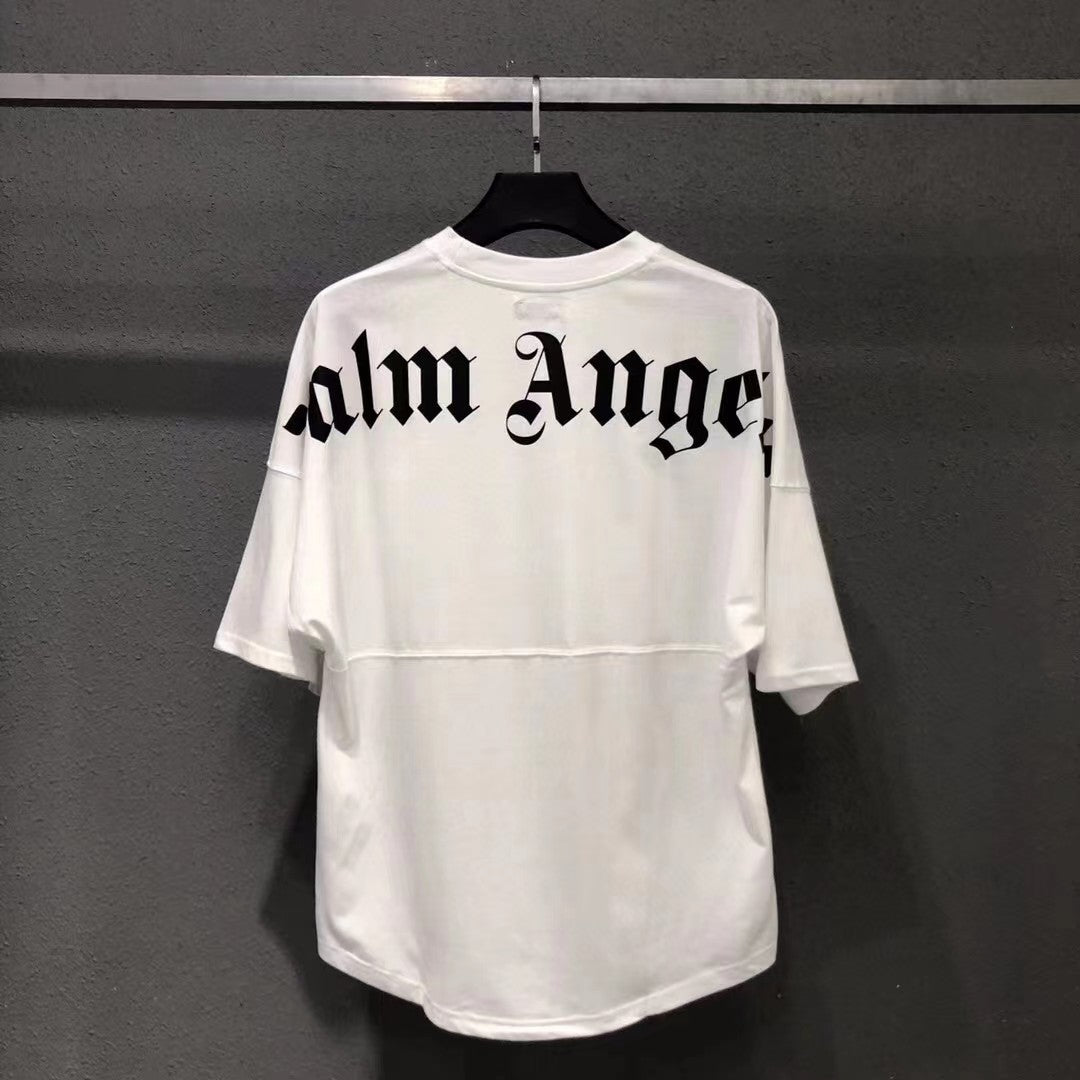 Palm Angels Teddy Bear Graphic Tee Loose Unisex Streetwear T-Shirt