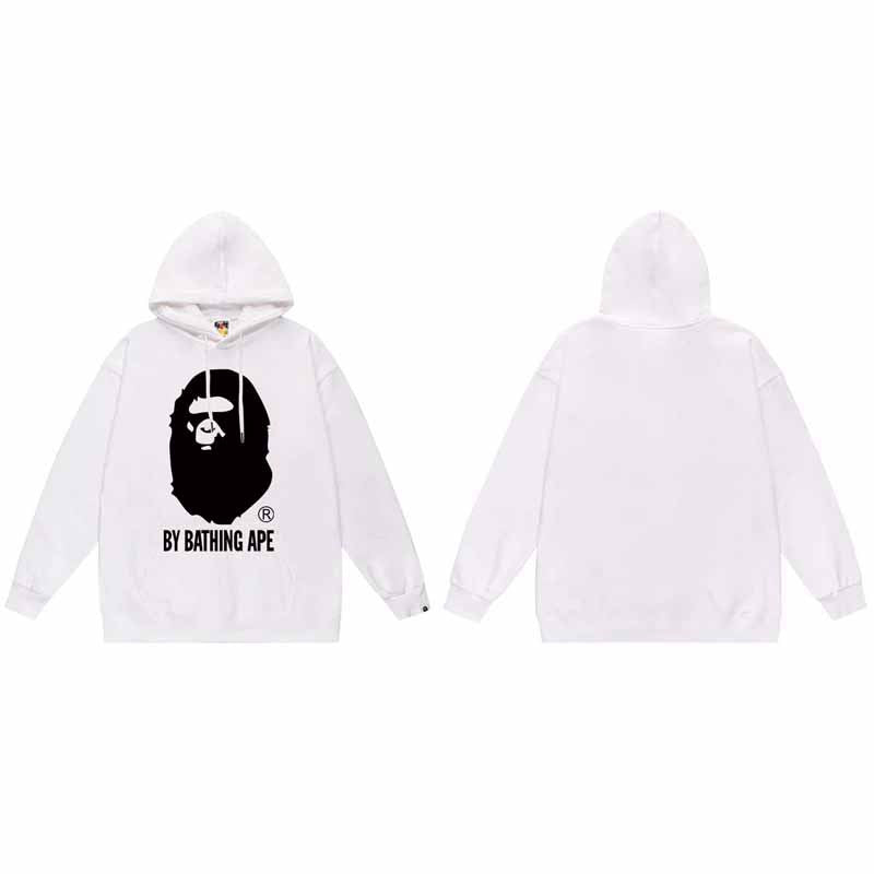 BAPE Hoodie Baby Milo Ape Head Multi Graphic Street Fleece Pullover