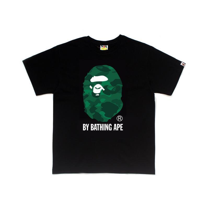 Bape Multi‑Ape‑Head Graphic Oversized Tee Streetwear Unisex