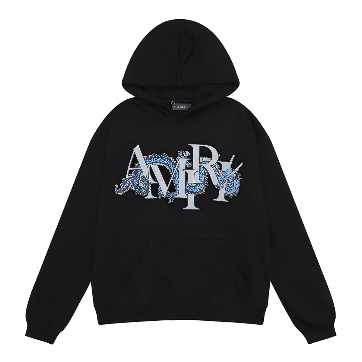 AMIRI Graphic Print Hoodie Streetwear Cotton Pullover Sweatshirt