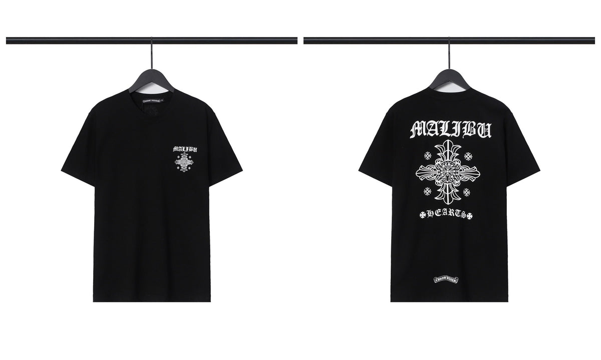 Chrome Hearts Cross Letter Graphic Short Sleeve Tee Streetwear Unisex