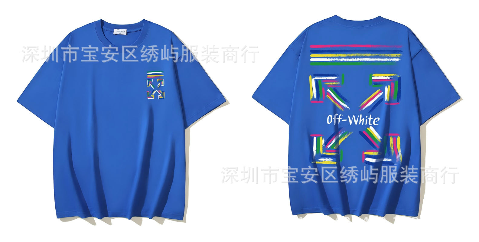 Figure Arrow Graphic Print Streetwear Crew Neck Short Sleeve T Shirt