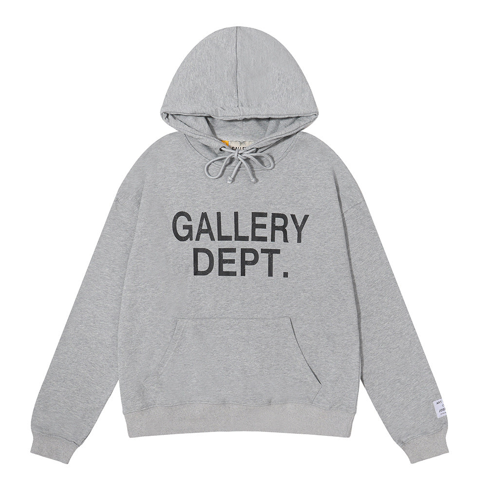 Gallery Dept Hollywood Letter Graphic Print Hoodie Streetwear Unisex