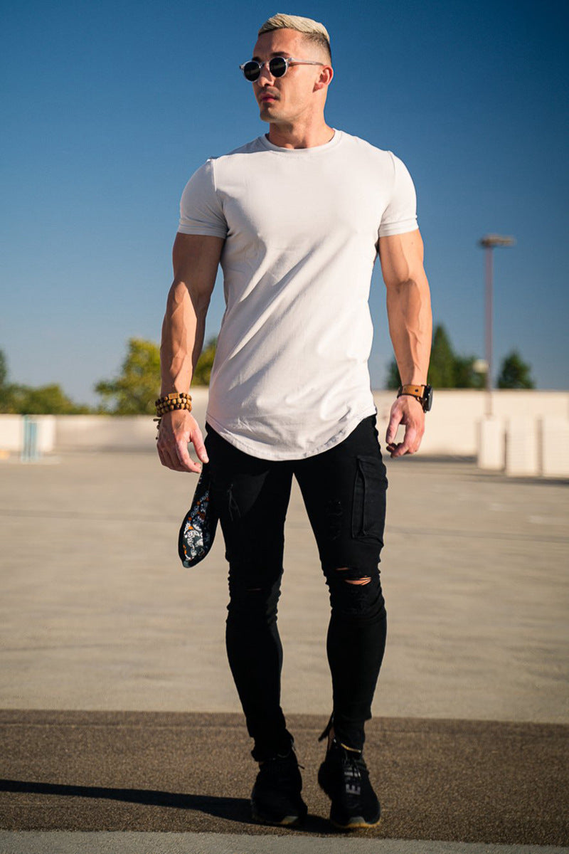 YOUNGLA 402 Perfect Tee - Scallop Bottom