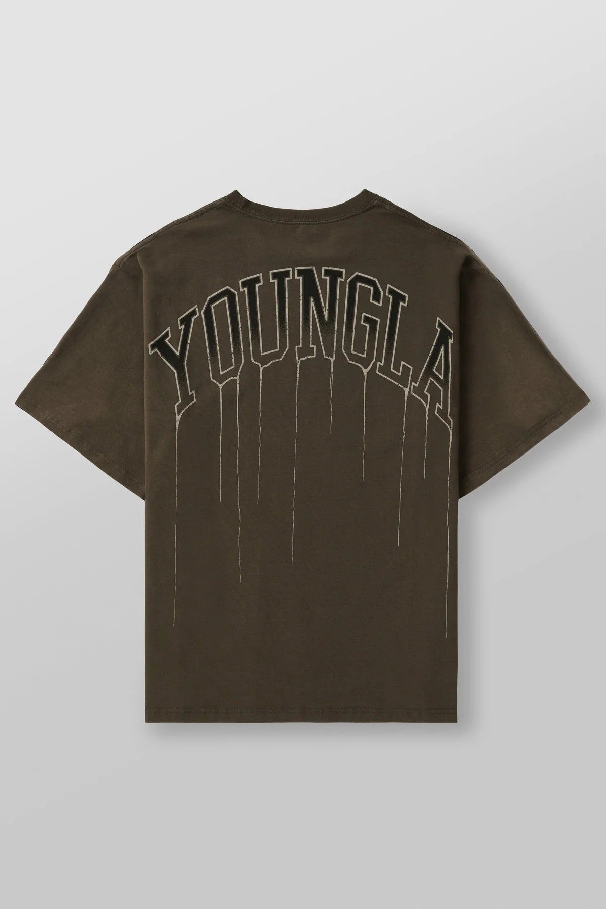 YOUNGLA W428 Drip Oversized Tee
