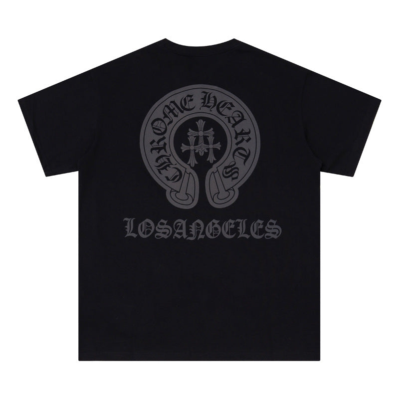Chrome Hearts Multi‑Cross Graphic Oversized Tee Streetwear Unisex