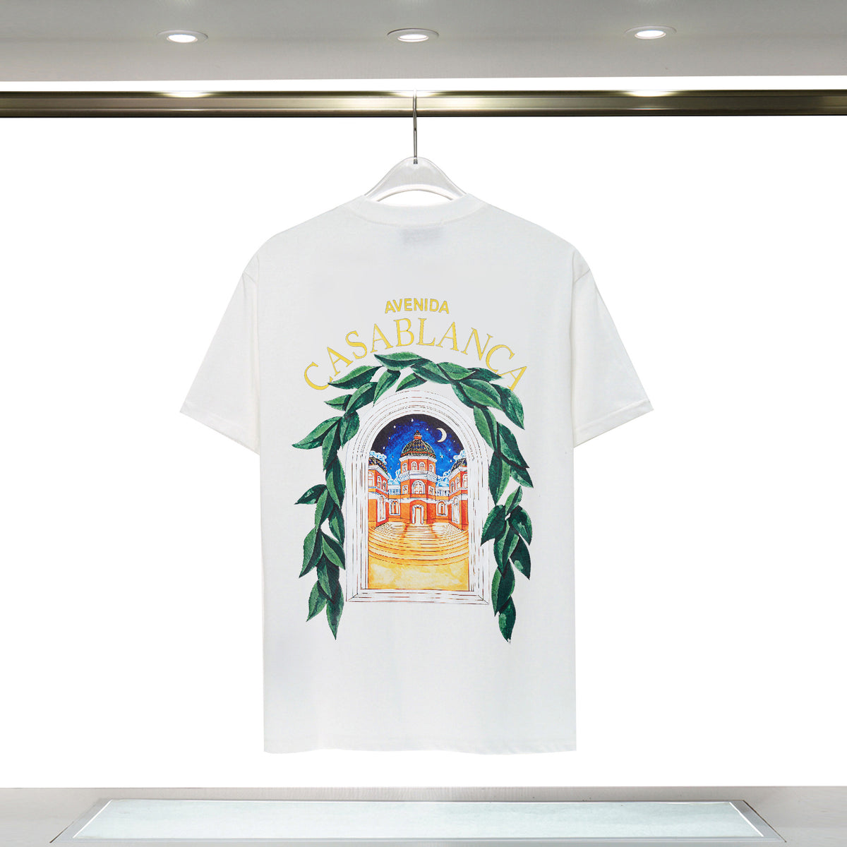 Casablanca Art Print Loose Unisex Short Sleeve Graphic T-Shirt