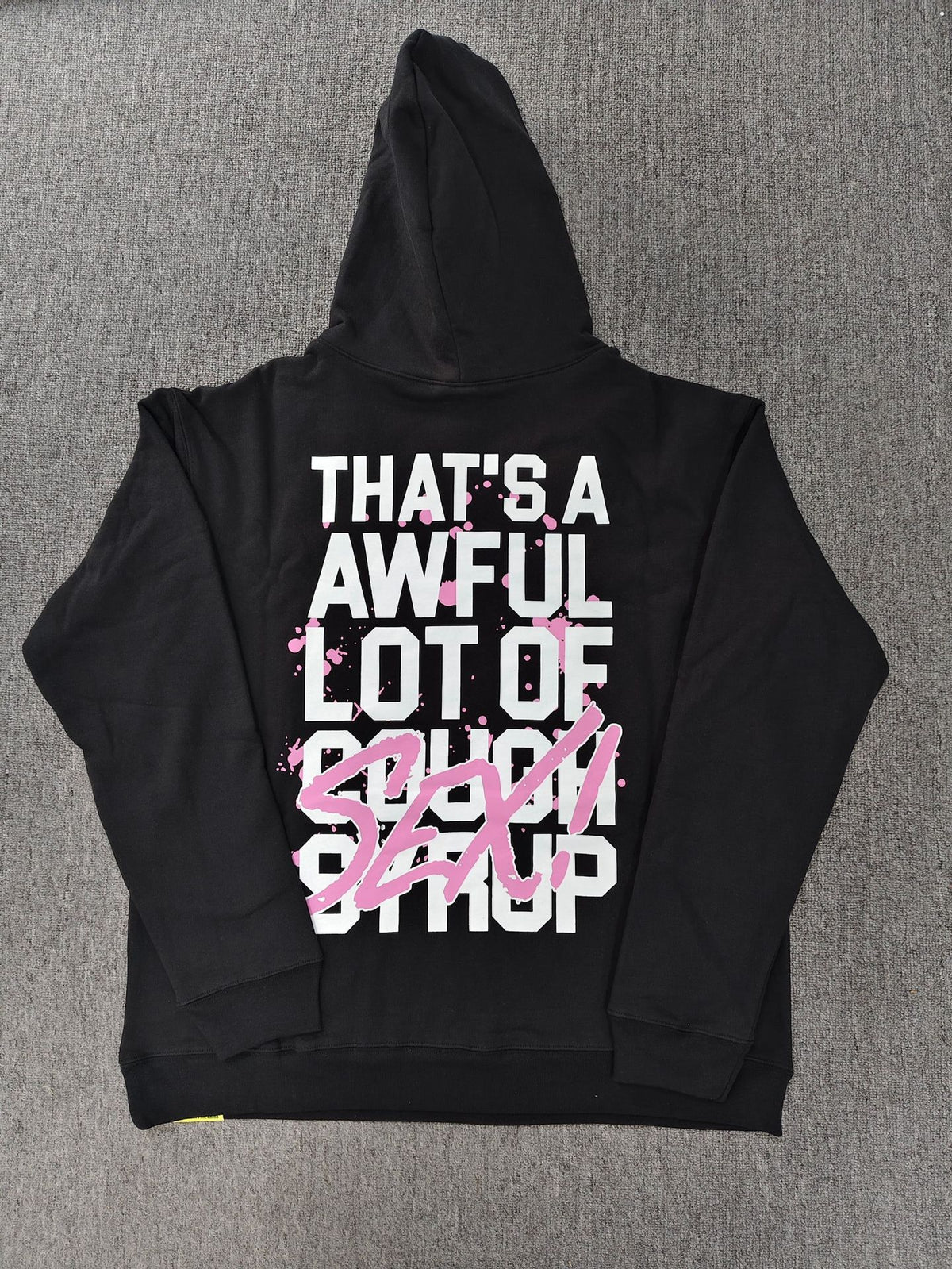 That's A Awful Lot Of Cough Syrup Graphic Hoodie Streetwear Pullover
