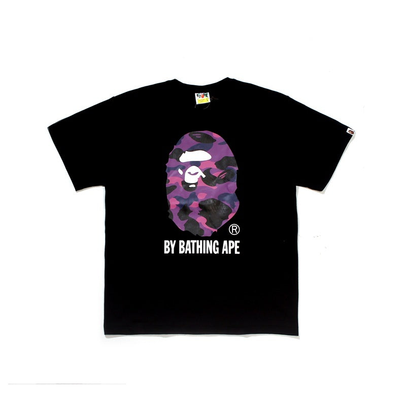 BAPE Ape Head Graphic Print Short Sleeve Tee Streetwear Unisex