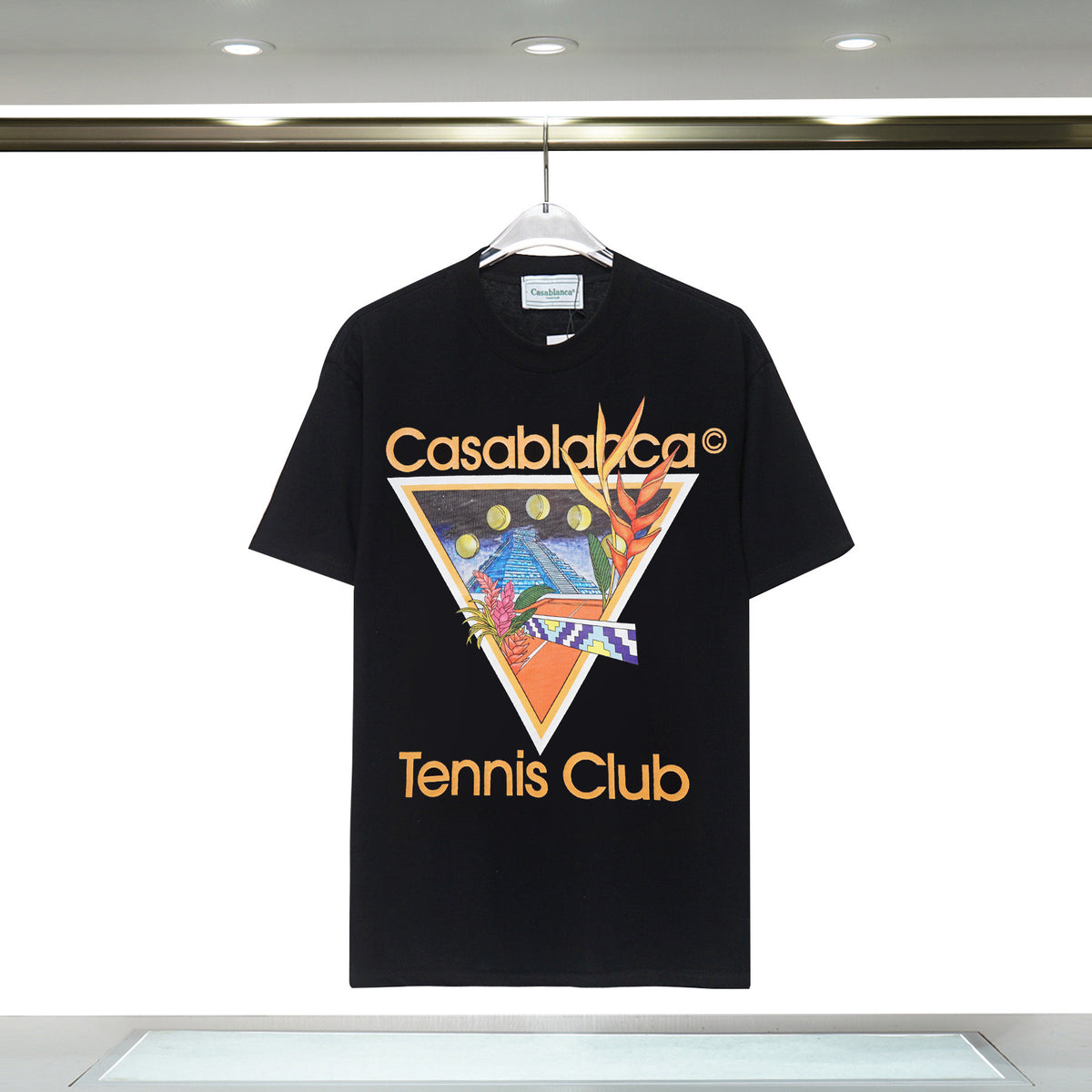 Casablanca Art Print Loose Unisex Short Sleeve Graphic T-Shirt