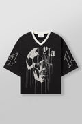 YOUNGLA 4015 Drippy Skull Jersey