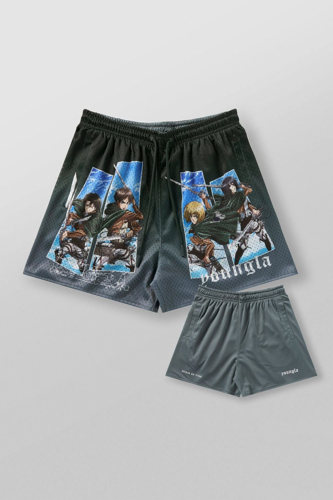 YOUNGLA 1126 AOT© x YLA Mesh Shorts