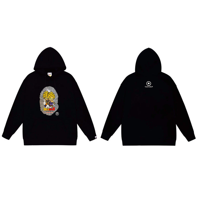 BAPE Ape Head Graphic Hoodie Camo Print Loose Cotton Pullover