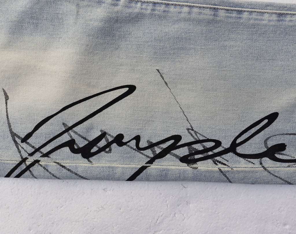 Purple Brand Signature Print Skinny Denim Jeans Unisex
