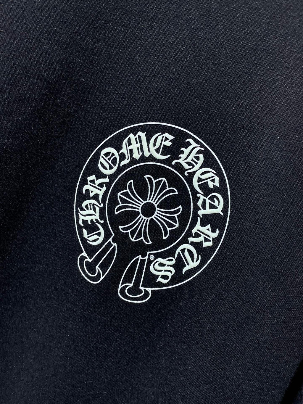 Chrome Hearts Horseshoe Sanskrit Glow In Dark Short Sleeve Tee Unisex