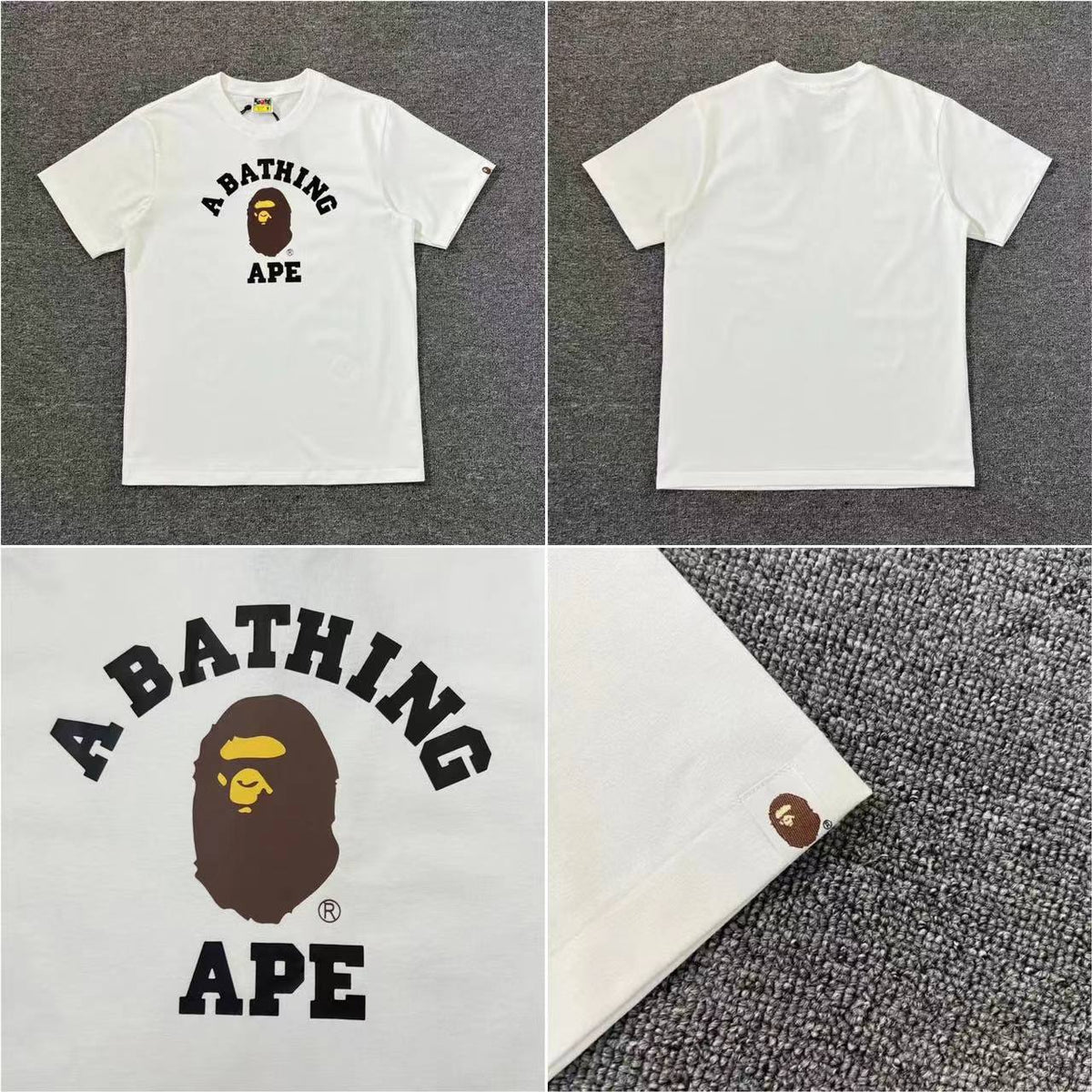 Bape Ape Head Camo Graphic Oversized Short Sleeve Tee Multi‑Style