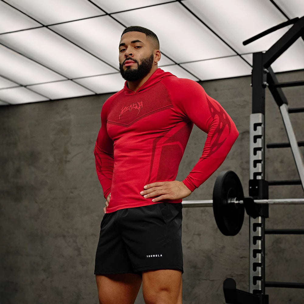 YOUNGLA 8062 Warrior Compression Hoodies