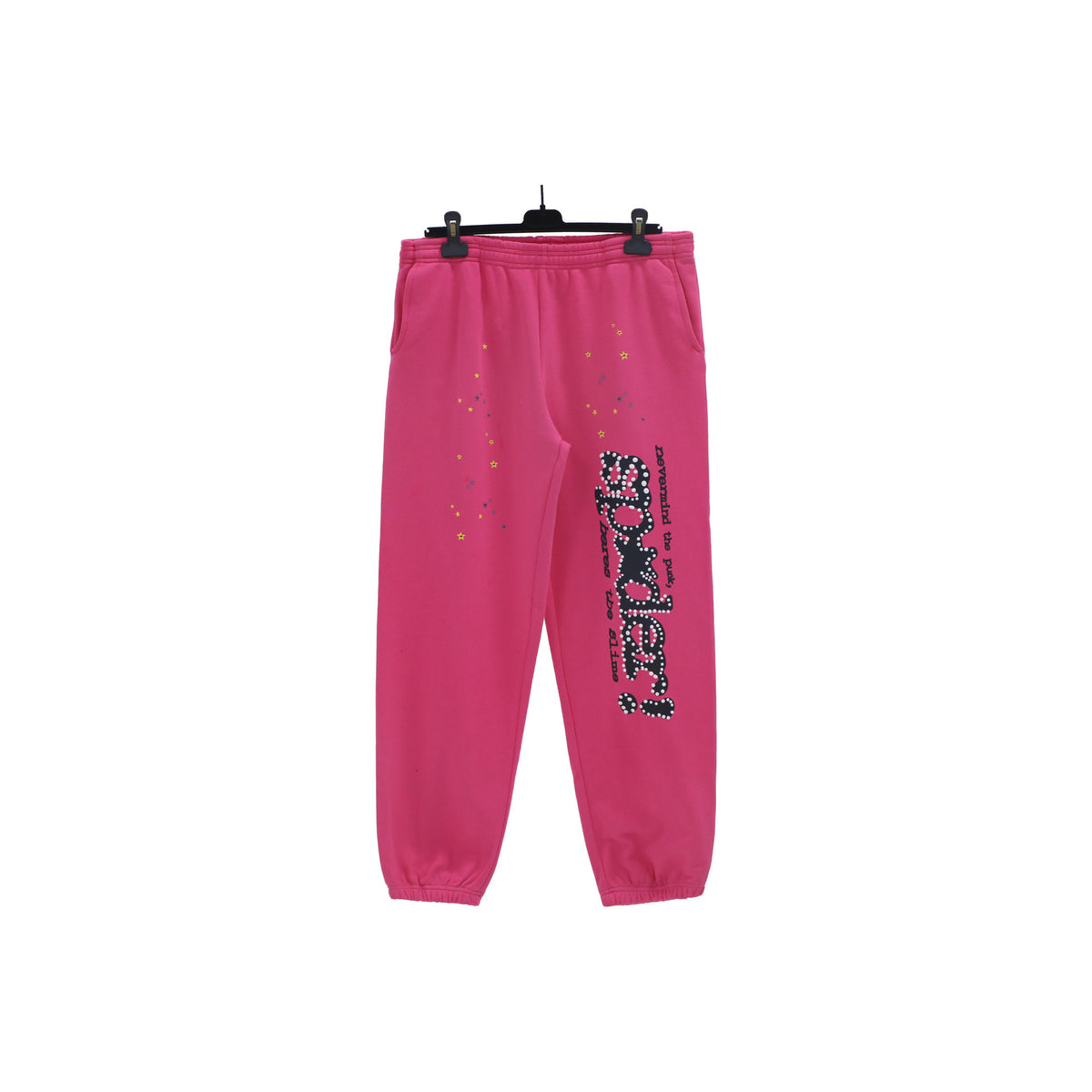 Sp5der Foam Print Spider Web Hoodie Sweatshirt Jogger Pants Set