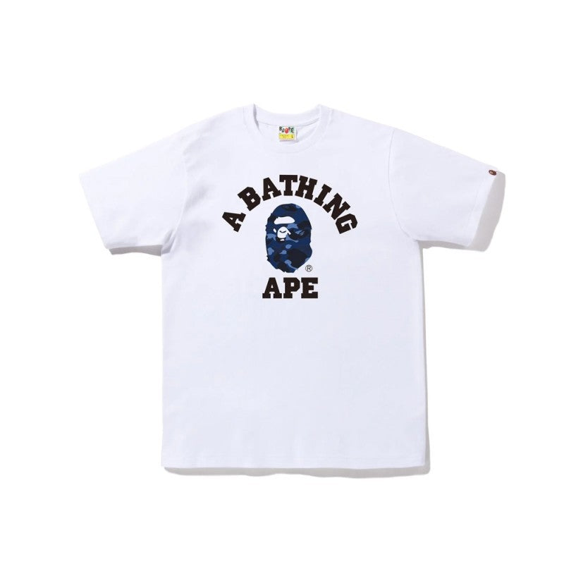 BAPE Camo Shark Ape Head Print Crew Neck Short Sleeve T‑Shirt Unisex