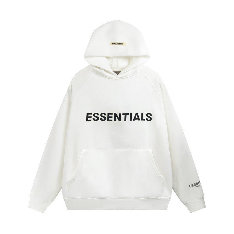 Fear of God ESSENTIALS 3D Reflective Letter Hoodie Pullover sweatpants