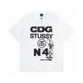 Stussy Graphic Print Collection Loose Casual Short Sleeve T-Shirt