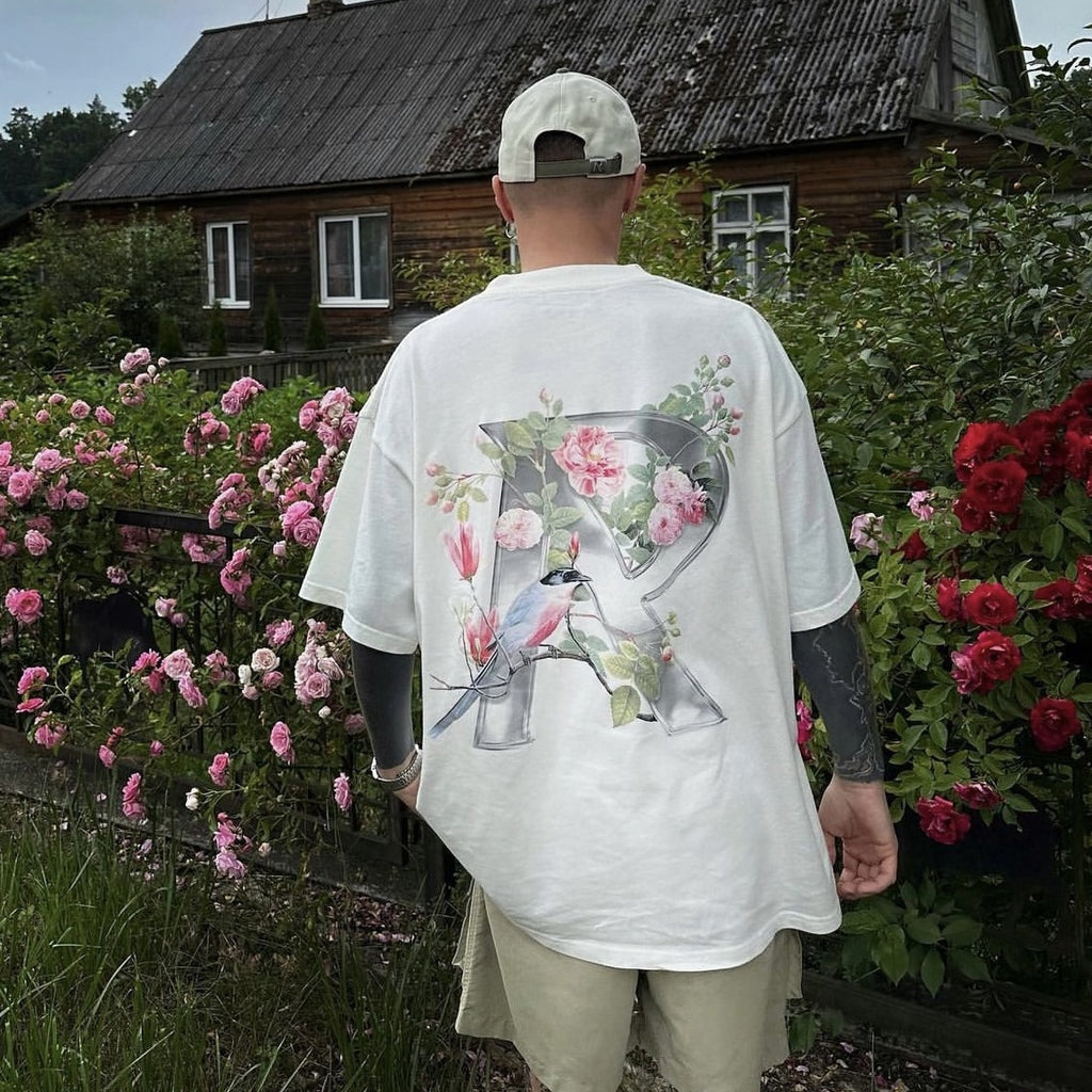 Represent Vintage Washed Graphic Short Sleeve Tee Streetwear Unisex