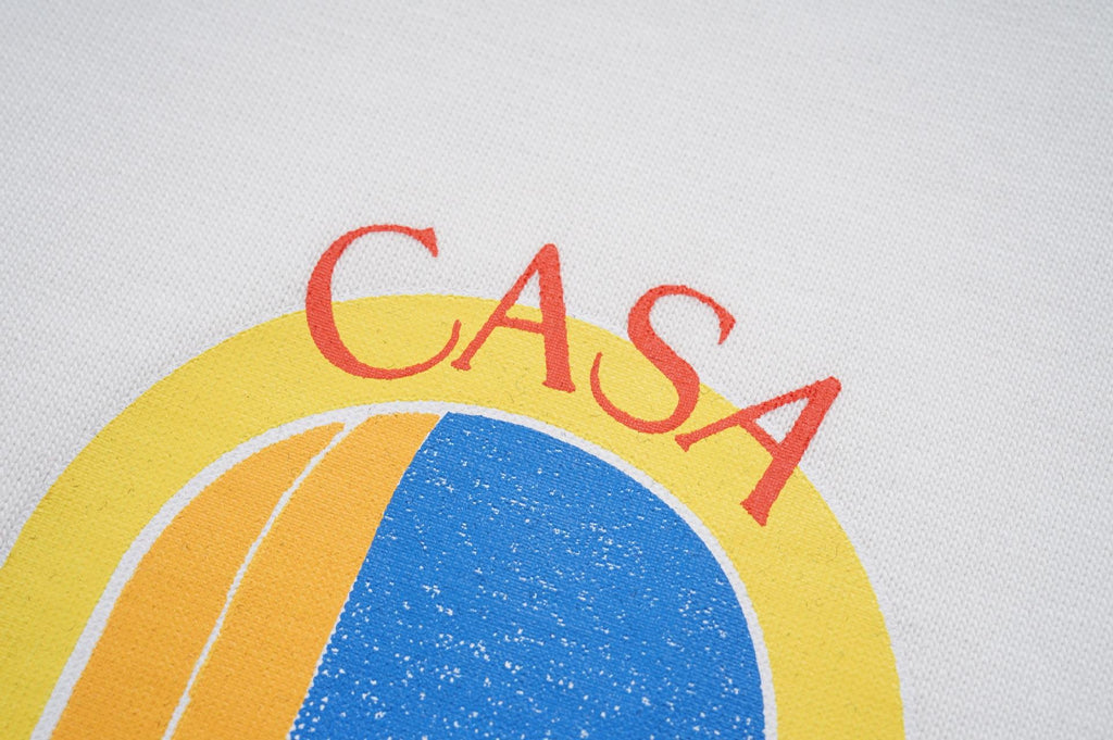 Casablanca Arch Graphic Logo Print Short Sleeve Tee Streetwear Unisex