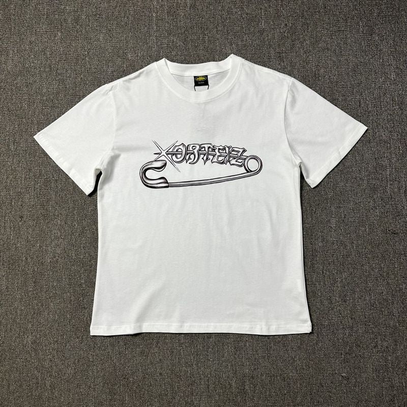 Corteiz Logo Letter Print Crew Neck Short Sleeve T‑Shirt Unisex