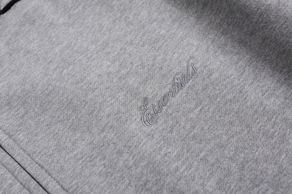 Fear Of God Stripe Small Letter Embroidery Fleece Zip Up Jacket Unisex