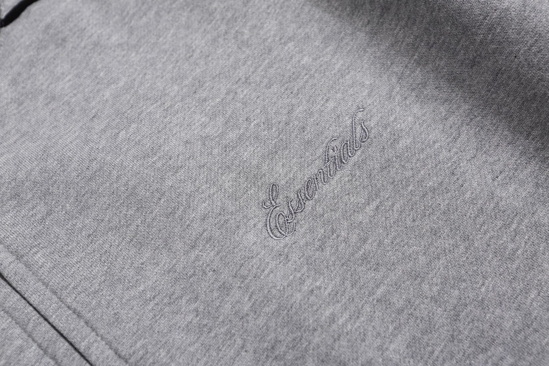 Fear Of God Stripe Small Letter Embroidery Fleece Zip Up Jacket Unisex