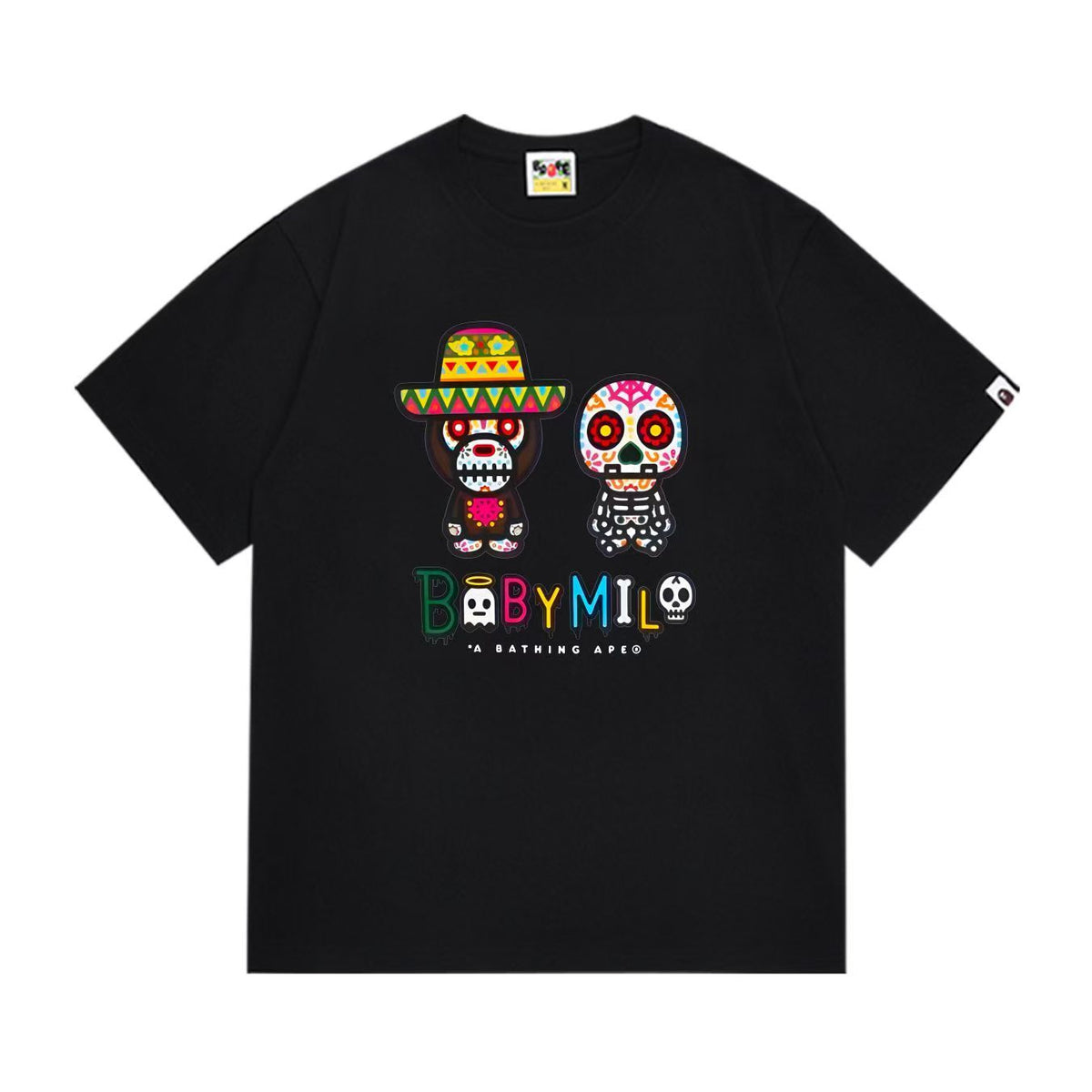 BAPE Ape Head Graphic Print Loose Unisex Streetwear T-Shirt