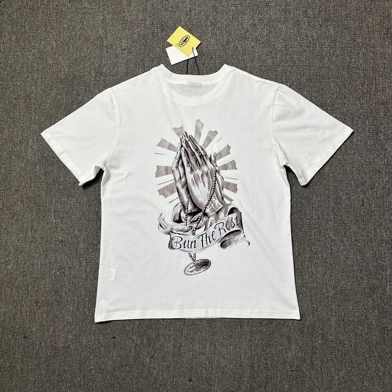 Corteiz Logo Letter Print Crew Neck Short Sleeve T‑Shirt Unisex