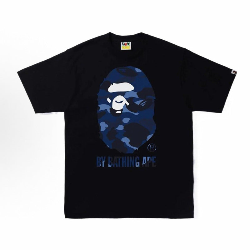 BAPE Ape Head Shark Print Loose Casual Unisex Short Sleeve T-Shirt