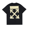 Off White Arrow Graphic Print Short Sleeve Tee Streetwear Unisex