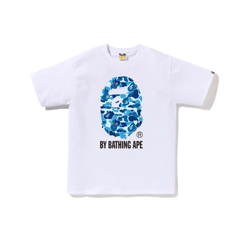 BAPE Camo Shark Ape Head Print Crew Neck Short Sleeve T‑Shirt Unisex