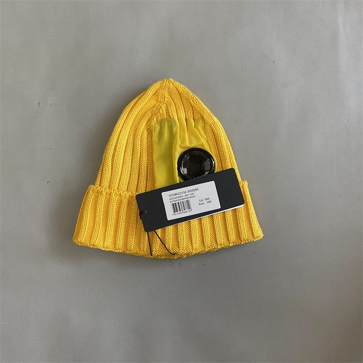 C.P Extrafine Merino Wool Goggle Balaclava, Goggle & Lens Side Beanie
