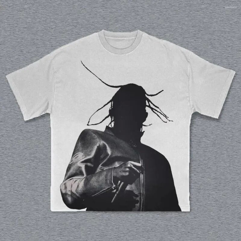 Y2K Punk Vintage Rap Graphic Unisex Oversized Streetwear Cotton Tee