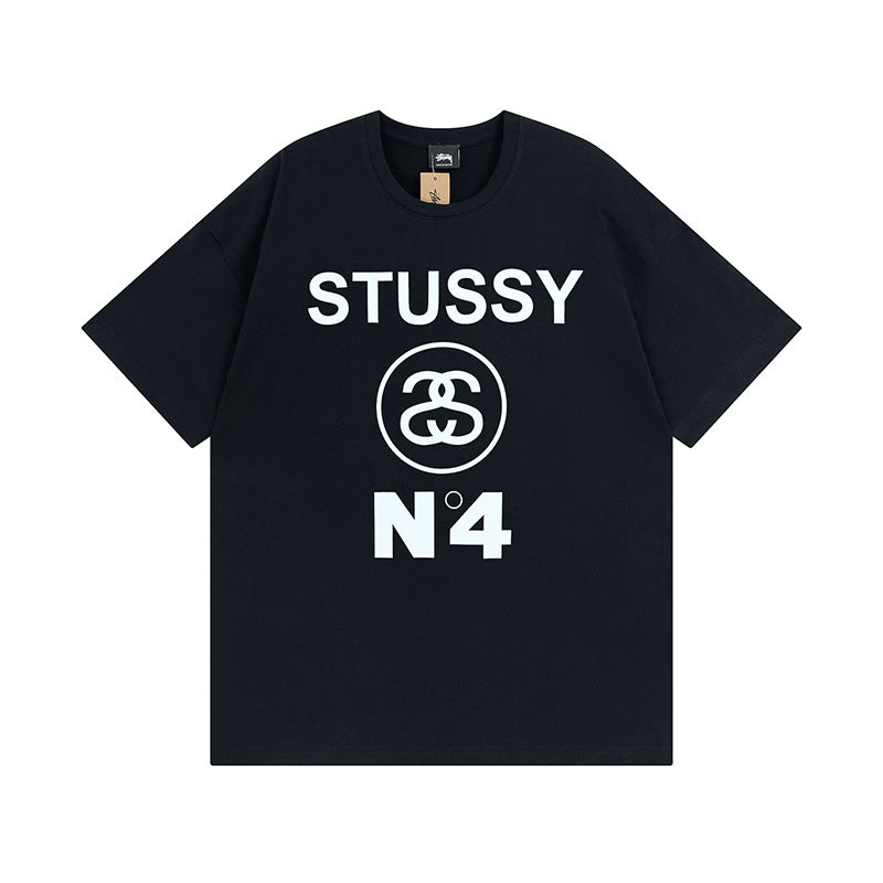 Stussy Dice 8 Ball Logo Print Oversized Tee Multi‑Style