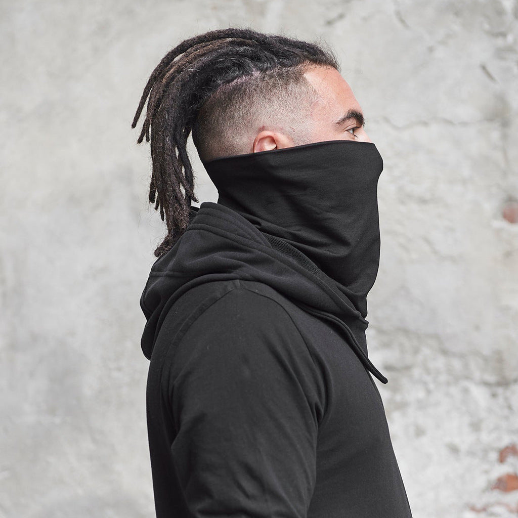 Halloween Medieval Assassin Hooded Face Cover Cosplay Neck Scarf