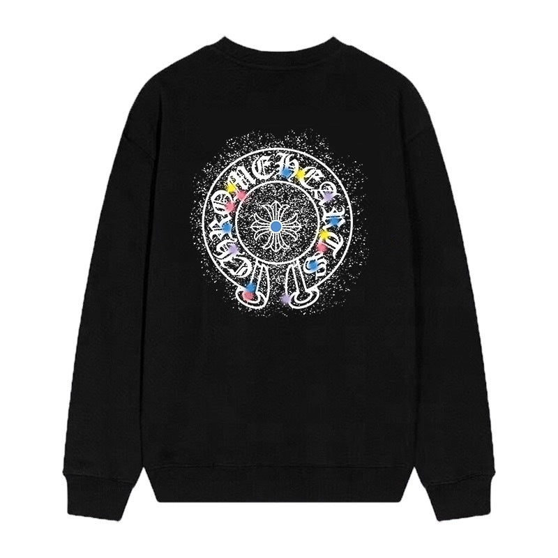Chrome Hearts Cross Horseshoe Crewneck Sweatshirt Vintage Street Top