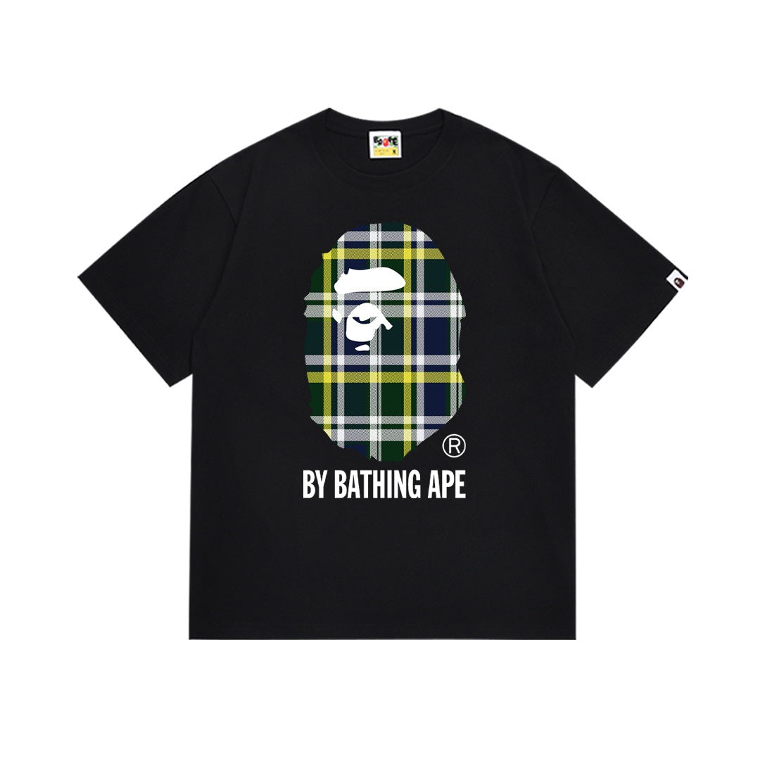 Bape Multi‑Camo Ape Head Graphic Oversized Tee Streetwear Unisex