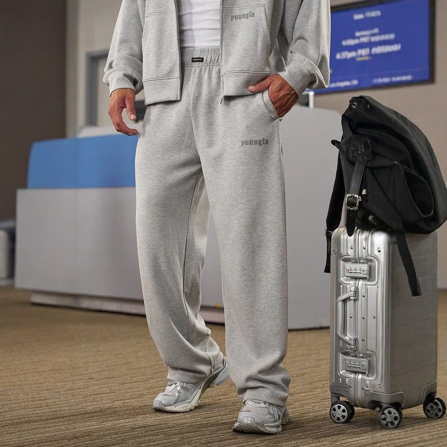 YOUNGLA 2141 Soft AF No Cuff Sweats