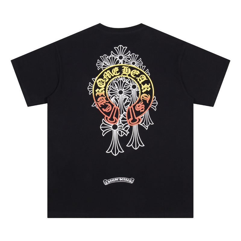 Chrome Hearts Cross Heavyweight Oversized T-Shirt Streetwear Unisex