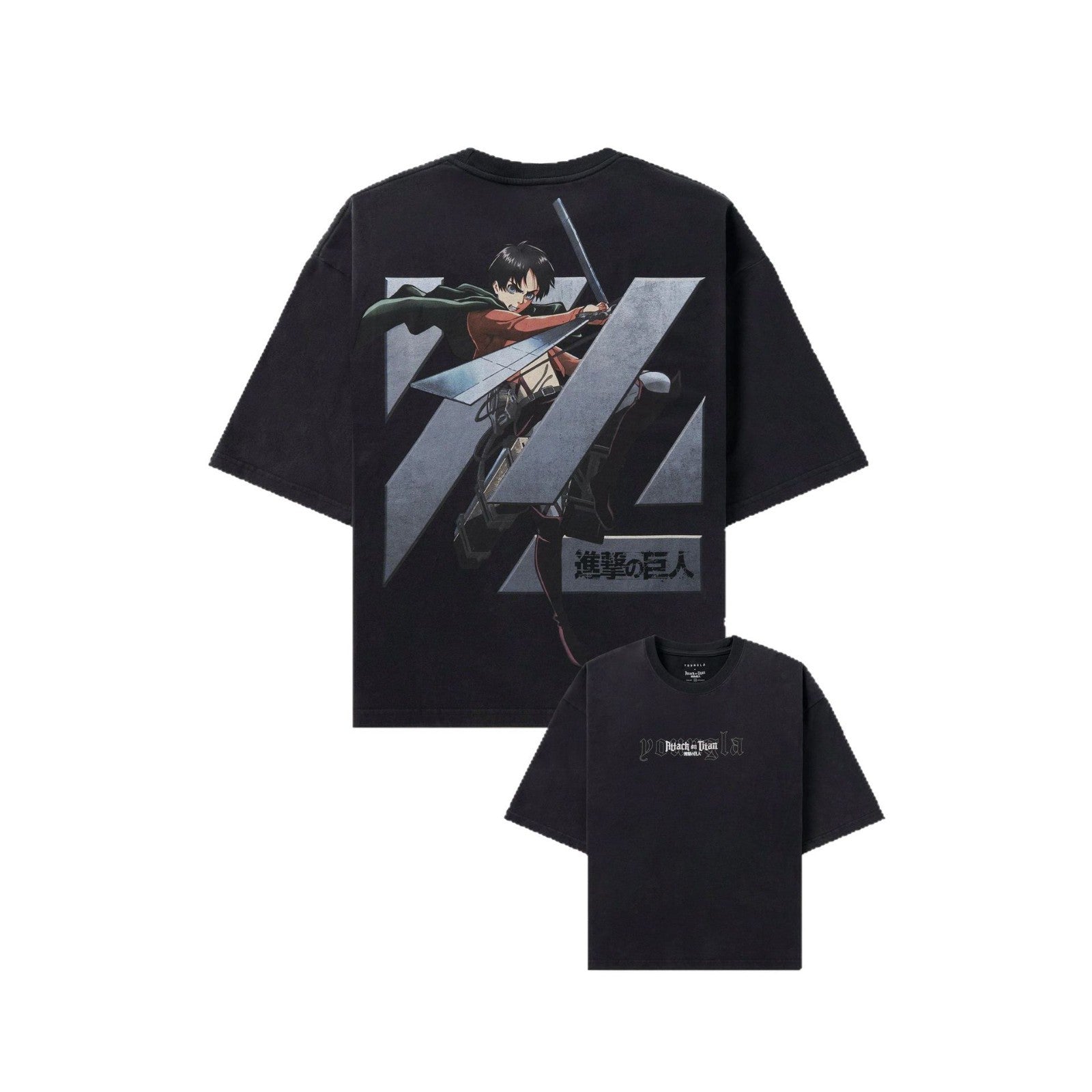 YOUNGLA 4186 AOT© x YLA Cropped Tees