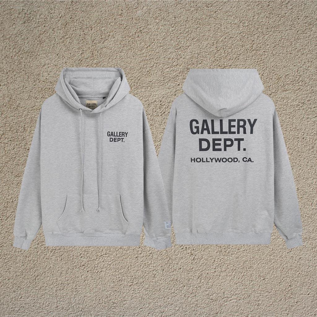 Gallery Dept Letter Print Hoodie Loose Couple Streetwear Sweatshirt