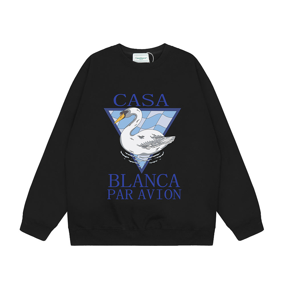 Casablanca Graphic Print Crew Neck French Terry Sweatshirt Unisex