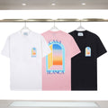 Casablanca Casa Letter Arch Graphic Short Sleeve Tee Streetwear Unisex
